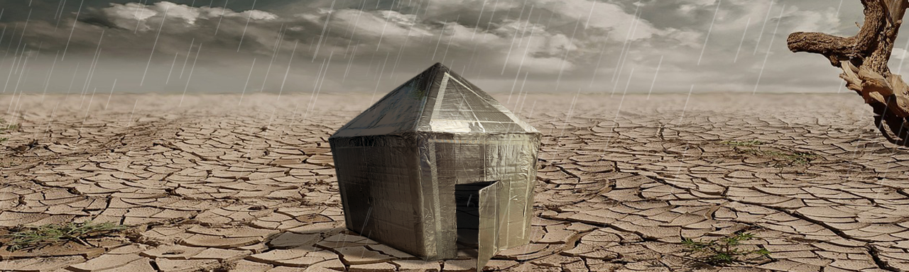 Rain on the desert climatic weather hazards hexayurt nevada reno burning man 2023