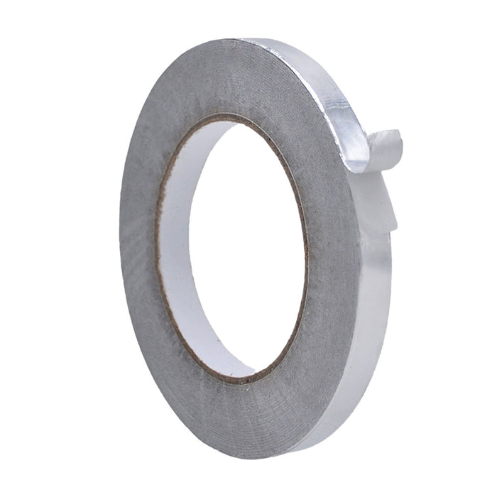Close up of Aluminum foil tape roll