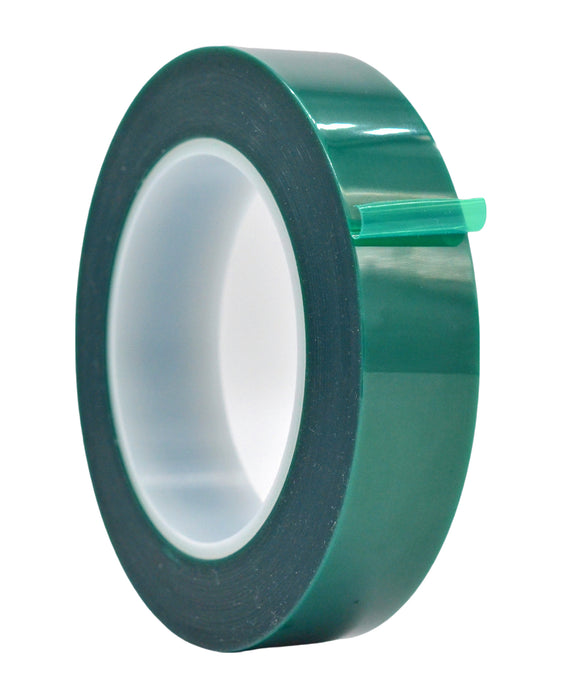 Roll of green polyester tape, high temperature resistant tape 1 inch wide