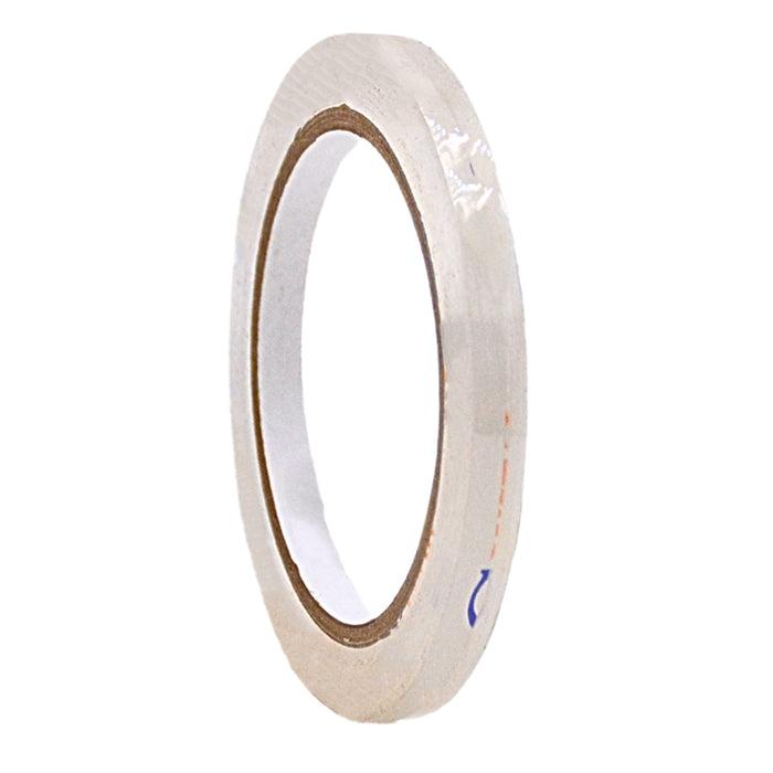 Close up of a roll of Crystal Clear Carton Sealing Tape 1/4 inch
