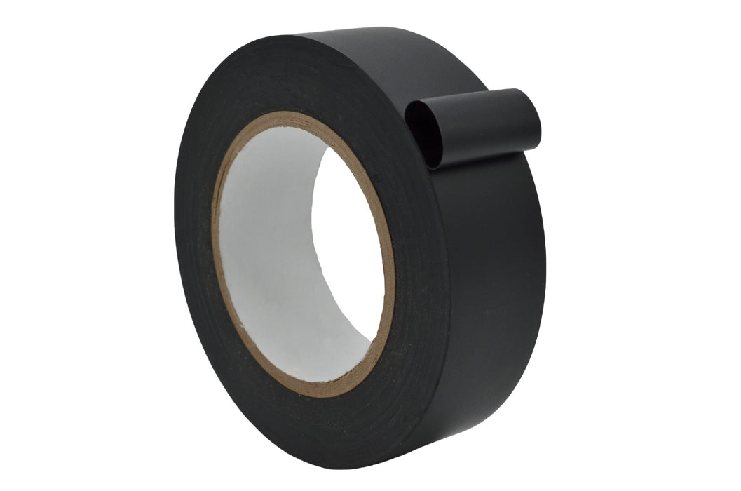 Black roll of 3/4 inch Durable Pipe wrap or surface protection tape