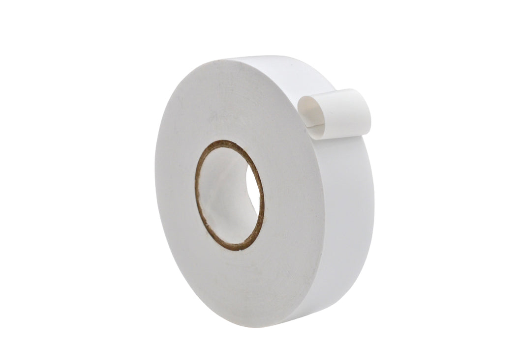 Roll of 3/4 inch White PVC pipe wrap tape or surface protection adhesive available in bulk