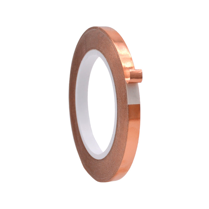Close up Copper Foil Tape roll - 1/4 inch wide
