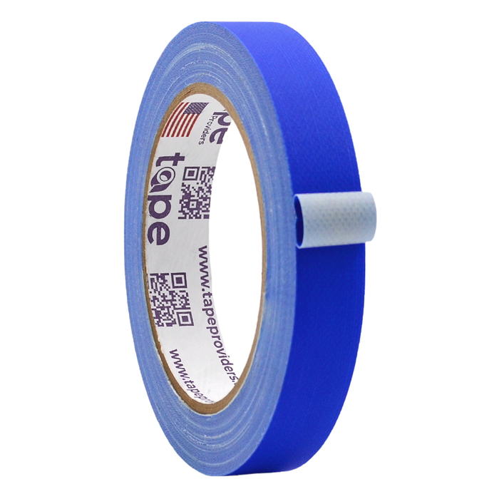 light blue gaffers tape roll - 1.5 inch