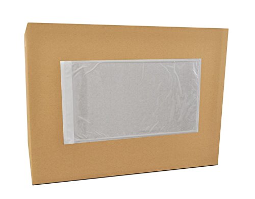 Shipping Box with an adhesive clear Envelope to put shipping labels inside of