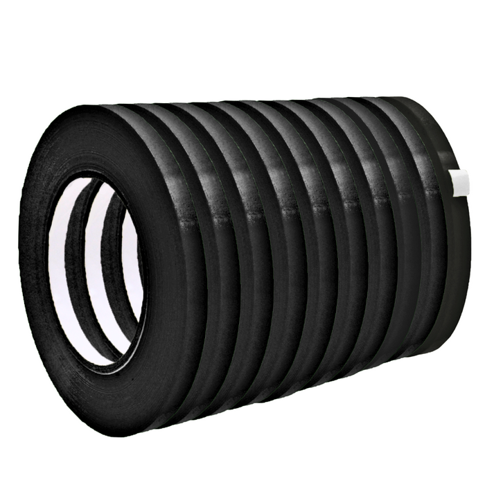 Close up of a roll of Poly Bag Tape UPVC  - blue