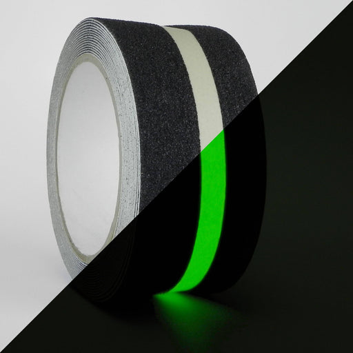 Roll of glow in the dark anti slip grip tape