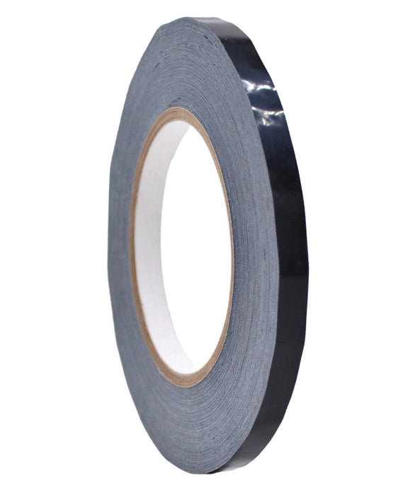Close up of a roll of Poly Bag Tape UPVC - black