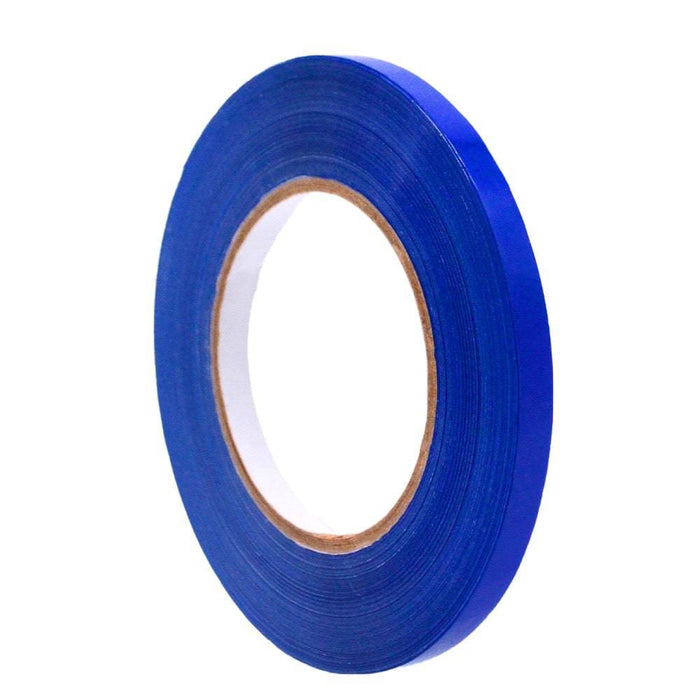 Close up of a roll of Poly Bag Tape UPVC  - dark blue