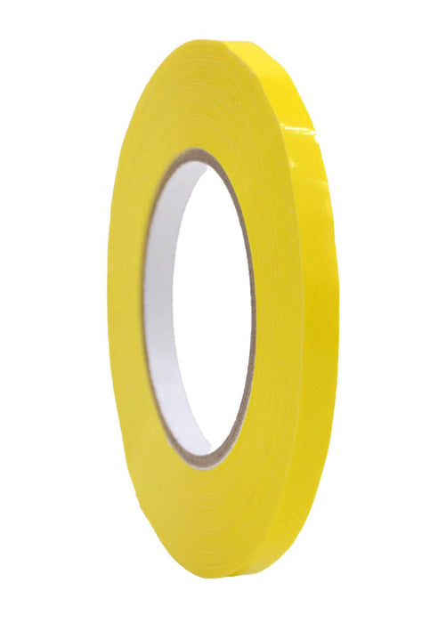 Close up of a roll of Poly Bag Tape UPVC - yellow