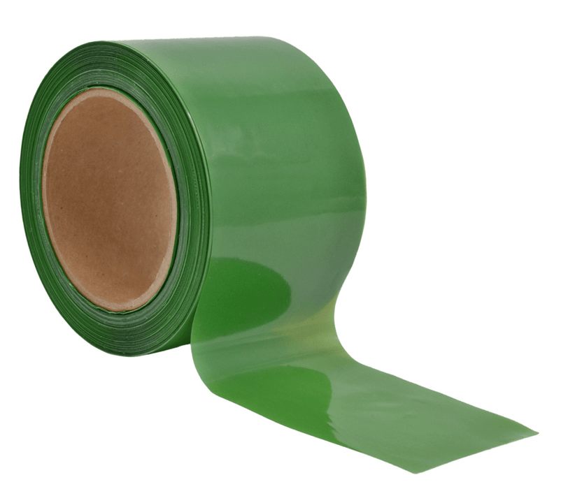 Non-adhesive Green Barricade Tape - 3 IN x 1000FT - Available in bulk