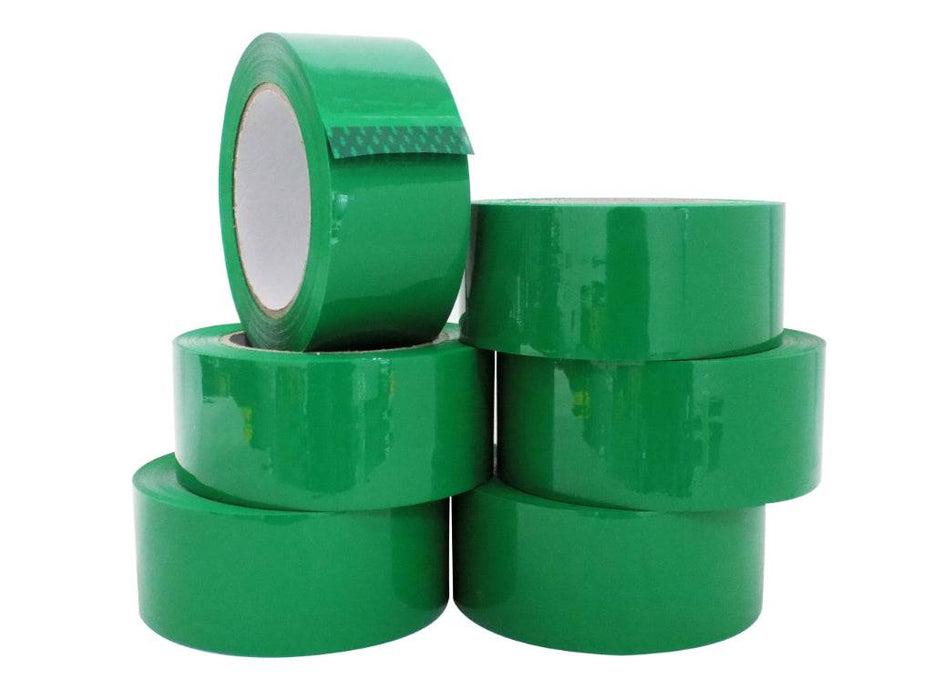 Colored Carton Sealing Packaging Tape with Acrylic Adhesive - 2.2 Mil - 110 yards - CSTC22SBA