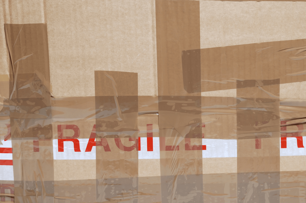 Carton Sealing Packaging Tape with Acrylic Adhesive - red