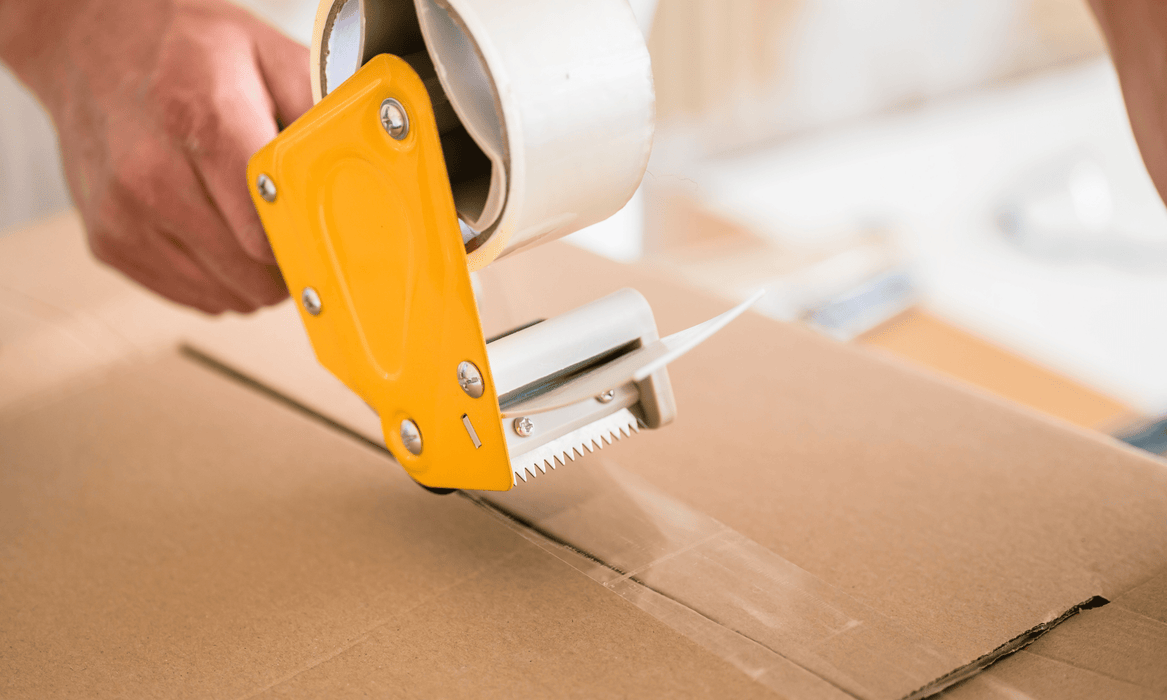 Carton Sealing Packaging Tape with Acrylic Adhesive - racing orange