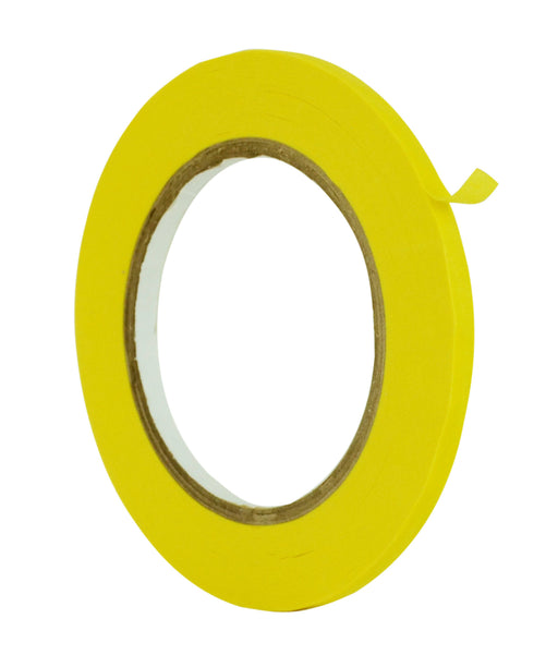 close up of a roll of Masking Tape - 1/4 inch - yellow