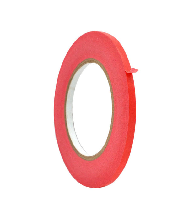 Close up of a roll of Flatback Tape - Red 2 inch