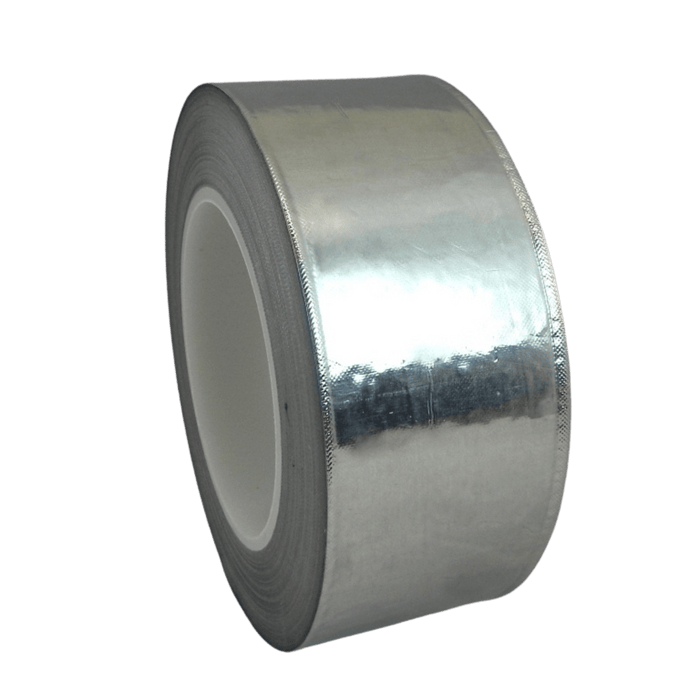 close up aluminum fiberglass tape roll