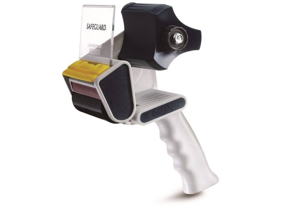 Metal Frame Handheld Carton Sealing Packaging Tape Gun Dispenser Adjustable Brake - Fits 3 inch Tape, CSTD3M