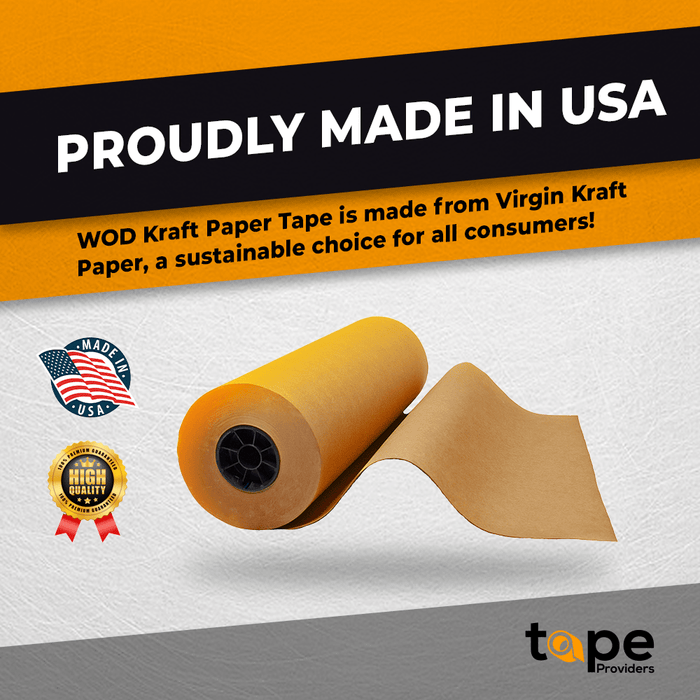 infographic of brown kraft paper mentioning it is made in USA