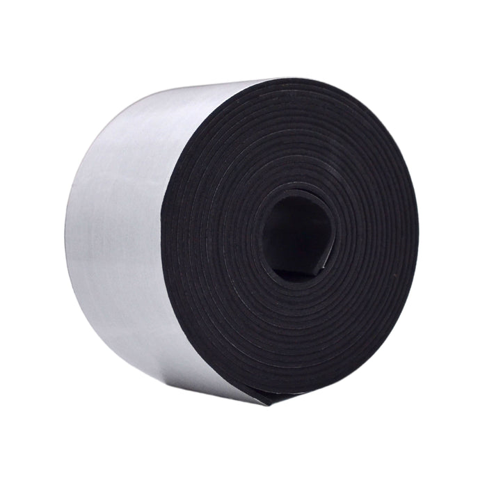 Picture of a magnetic tape roll on a white background