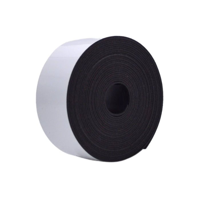 Picture of a 2 inch wide magnetic tape roll on a white background
