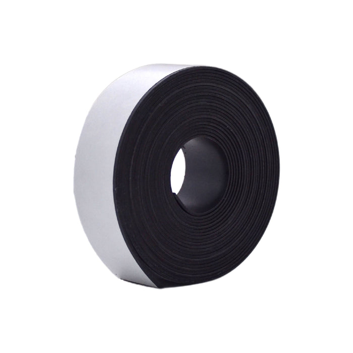Picture of a 1 inch wide magnetic tape roll on a white background
