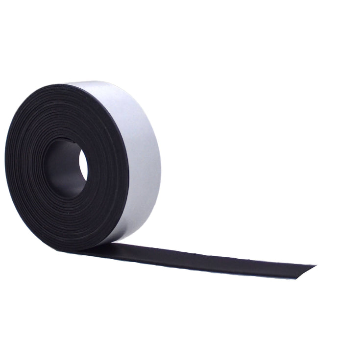 Roll of Magnetic tape on a white background
