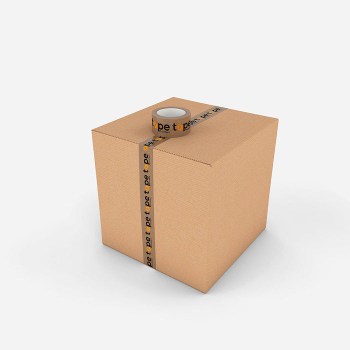 custom packing tape infographic showing our ability to print in 1 or 2 colors