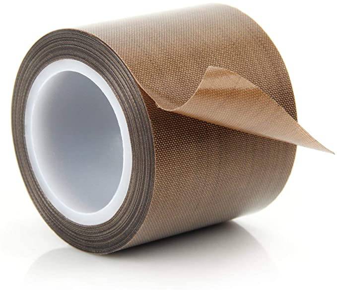 PTFE Fiberglass Cloth Teflon Tape 12.1 Mil - 36 yards, for Insulation in Gaskets and Roll Covers - TFE91