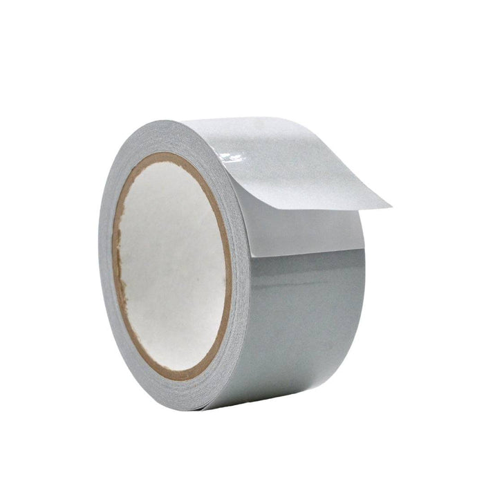 close up of a roll of retroflective tape - 2 inch
