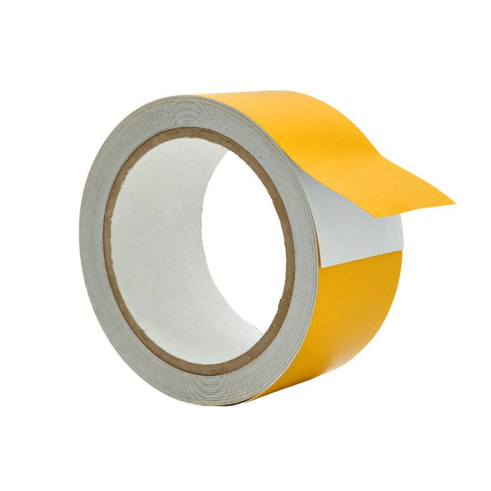 close up of a roll of retroflective tape - 2 inch