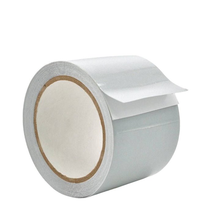 close up of a roll of retroflective tape - 3 inch
