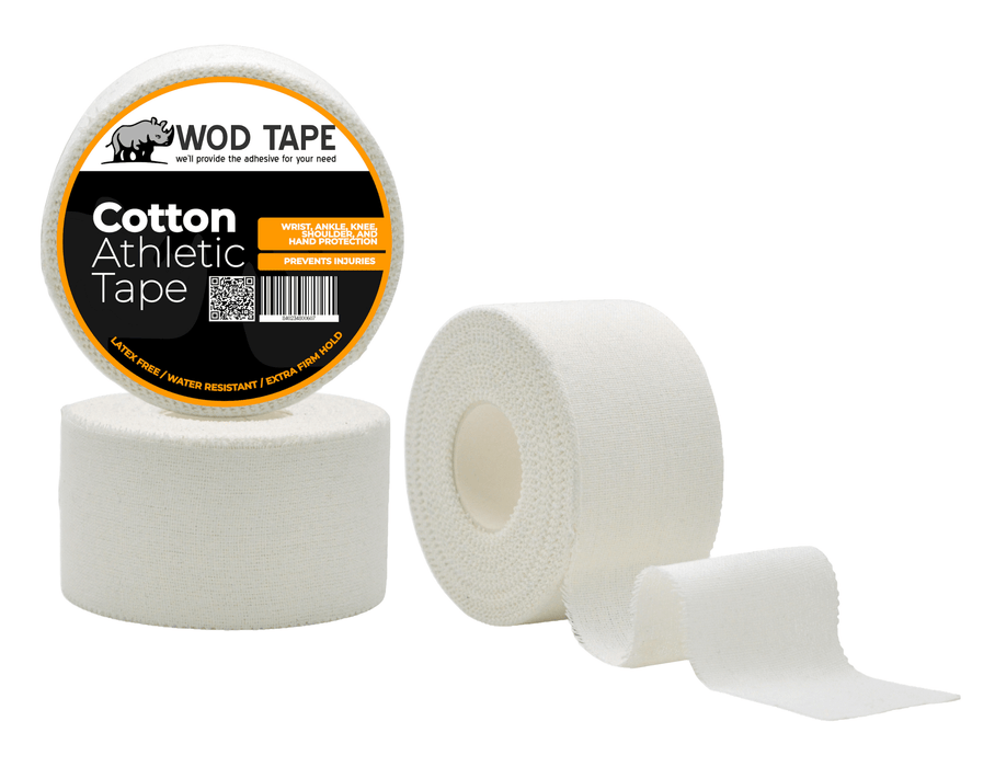 Sports Athletic Tape, White (Pack of 3) ST- ACST