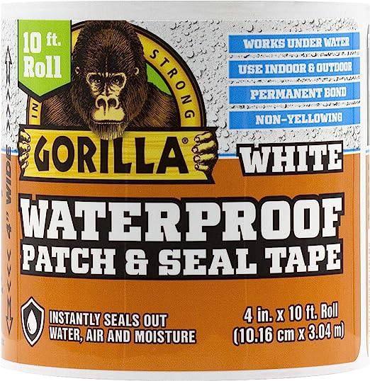 Gorilla Waterproof Patch & Seal Tape 4 inch x 10 feet
