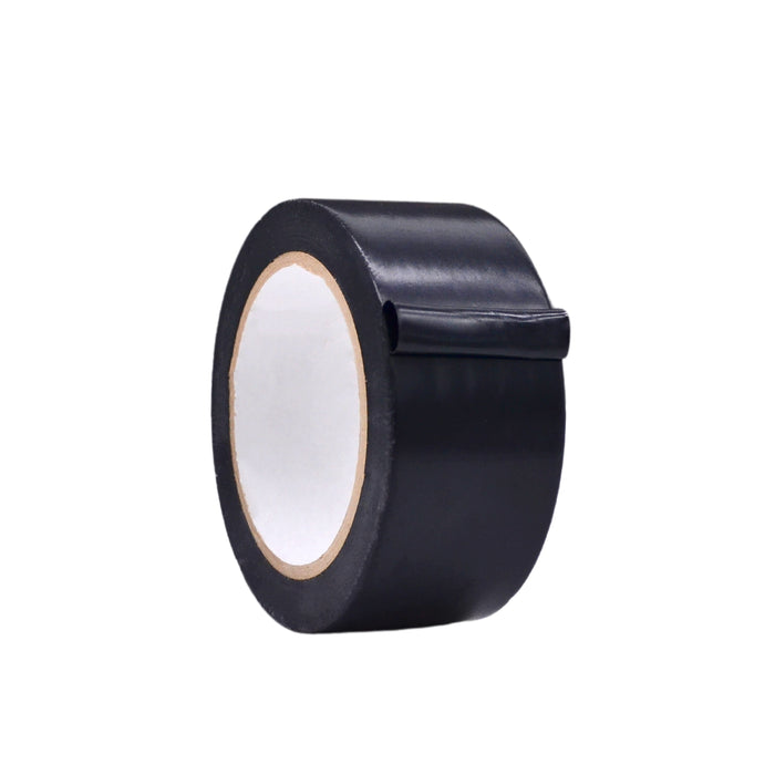 2 inch Roll of Black Low Gloss vinyl Floor Marking Line making Tape