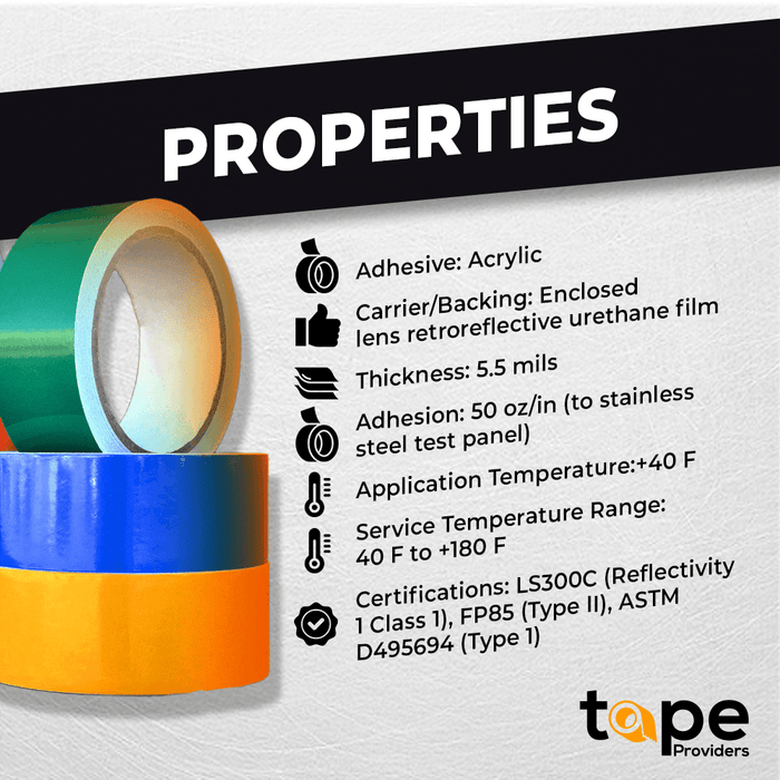 Silver Engineering Grade Reflective Tape roll - 6 inch