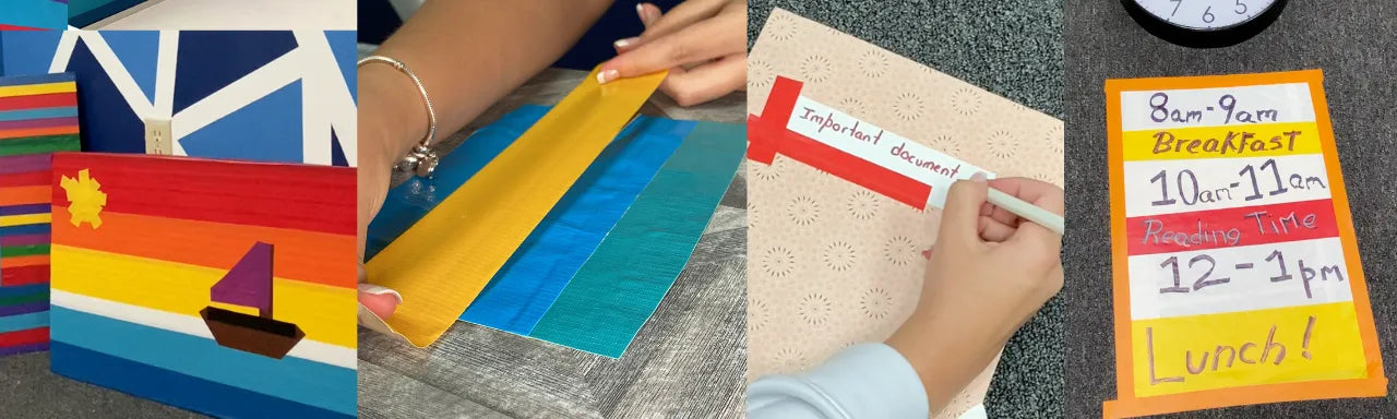 Top 4 Creative Back-To-School Crafts for Kids Using Tape!