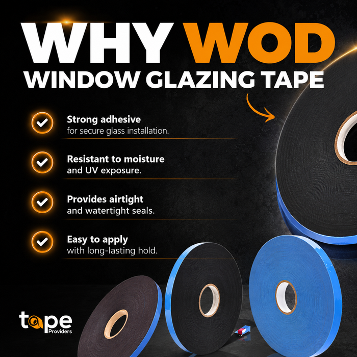 PE Foam Double-Sided Window Glazing Tape - 1/8" Thick | WGTP18