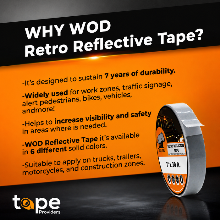 Engineering Grade Reflective Tape - 10 yards | RTC7