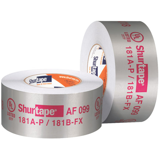 Shurtape AF 099 – UL 181A-P/B-FX Listed/Printed Aluminum Foil Tape (Full Pallet)
