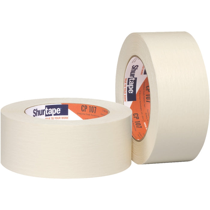 Shurtape CP 107 – Industrial Grade, Medium-High Adhesion Masking Tape (Full Pallet)