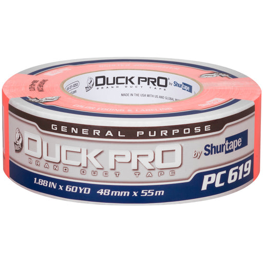 Shurtape PC 619 – Duck Pro Specialty Grade, Fluorescent Cloth Duct Tape (Full Pallet)