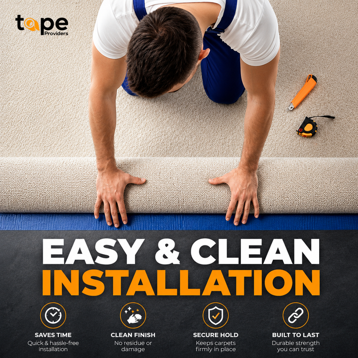 Double Sided Exhibition Carpet Tape - 25 Feet | DCCT110R (Made in USA)