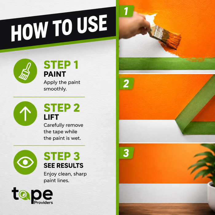 Green Painter's Tape | PMT22G (Made in USA)