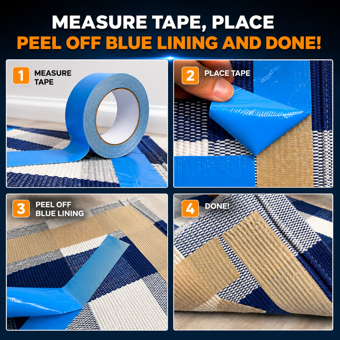 Double Sided Exhibition Carpet Tape - 25 Feet | DCCT110R (Made in USA)