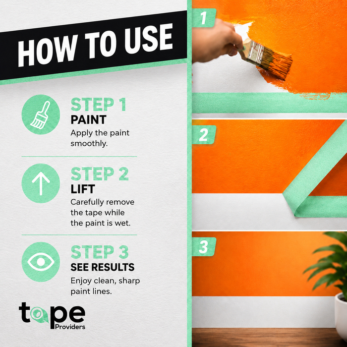 Green Painter's Tape | PMT22G (Made in USA)