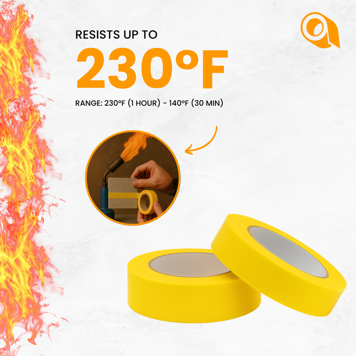 Automotive Masking Tape, Yellow - | MTCA60