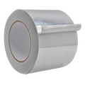 Close up of Aluminum foil tape roll 2 inch wide