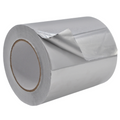 Close up of Aluminum foil tape roll 