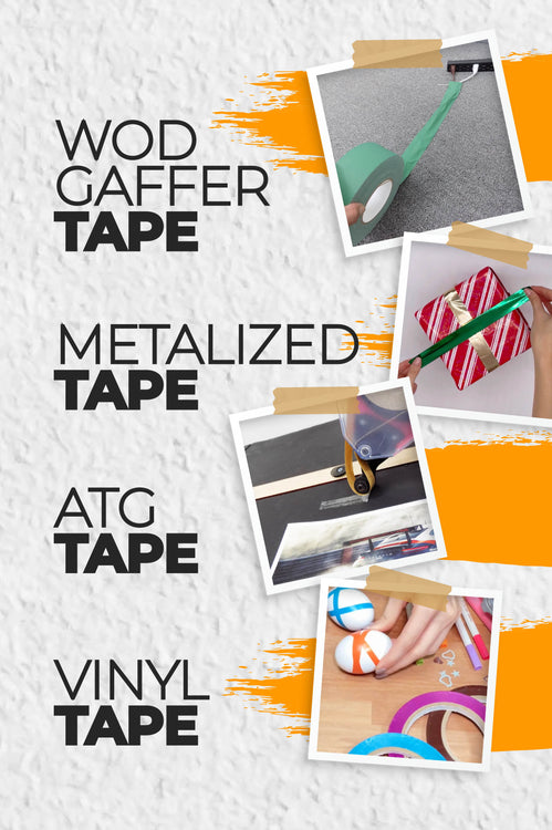  Tape Providers Different Sections of Tape Categories